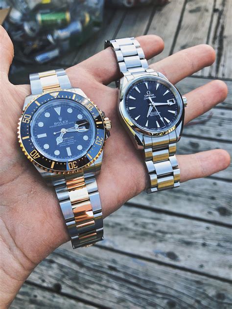 rolex or omega watches